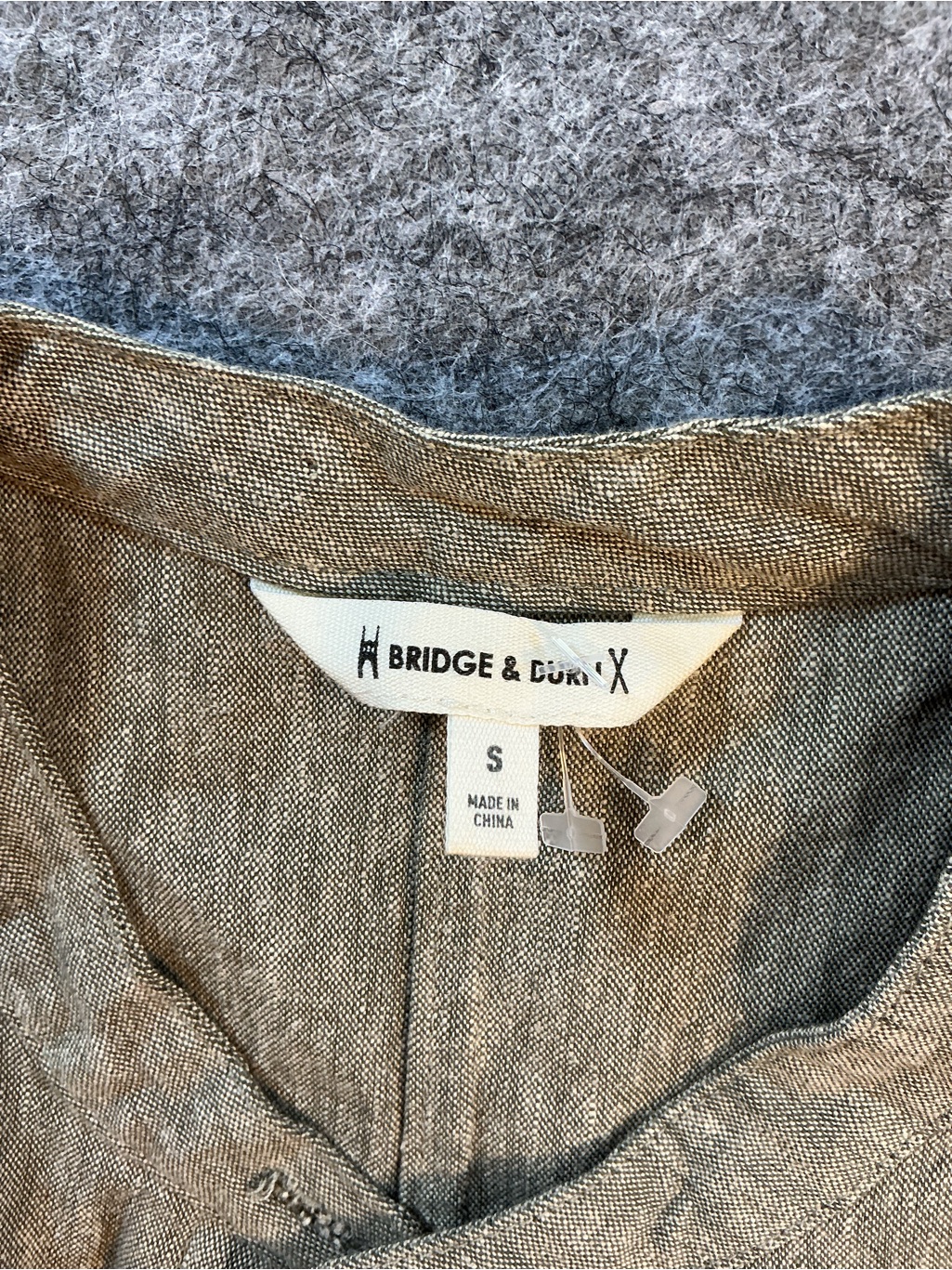 Bridge & Burn Women's Short-Sleeve Utility Jumpsuit In Heather Gray Size S — image 4 of 5